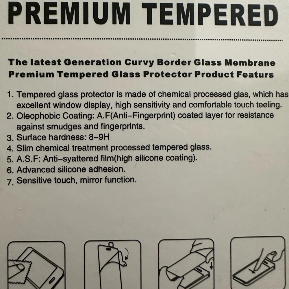 iPhone 14 Pro Max Tempered GLASS Screen Protector / blue light cut